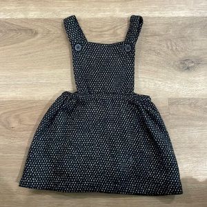 Old Navy black with gold shimmer Skirtall 3-6 months